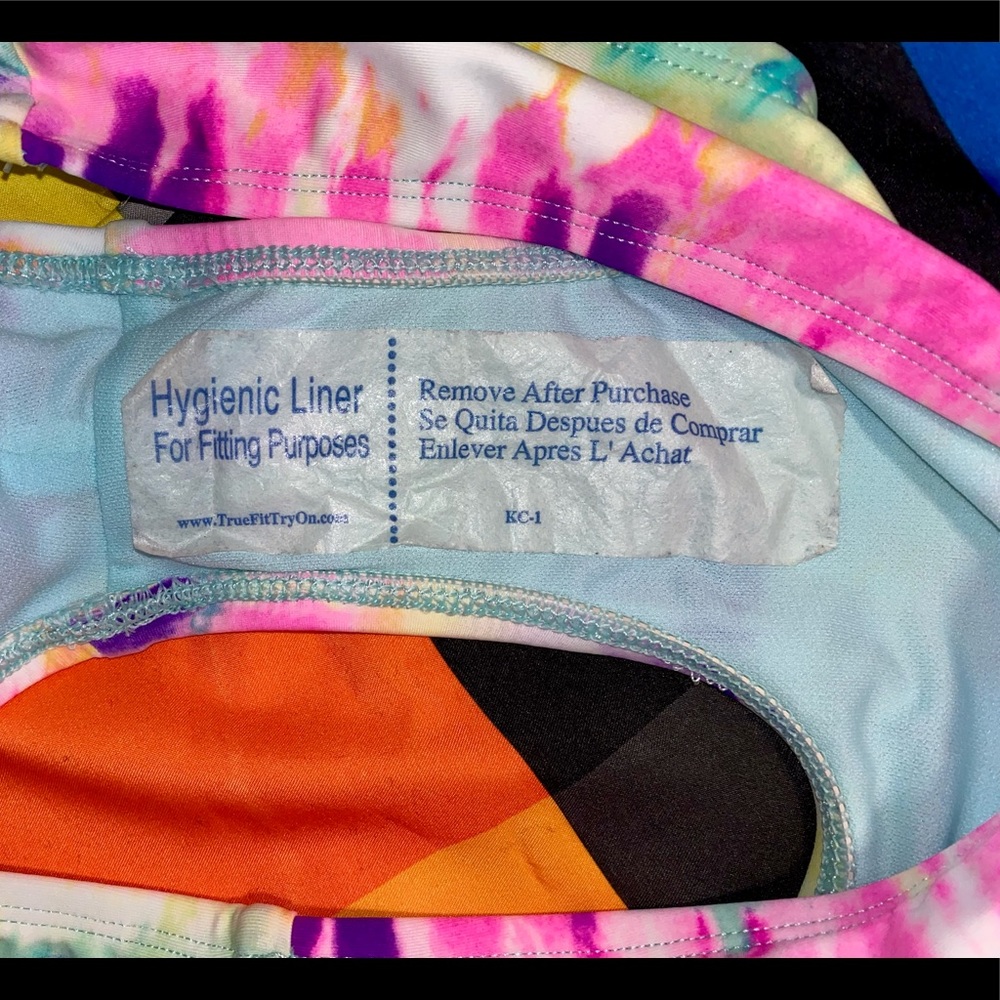 NWT HOBIE TIE DYE CHEEKY BIKINI BOTTOMS HS4P690 XS - Picture 6 of 6